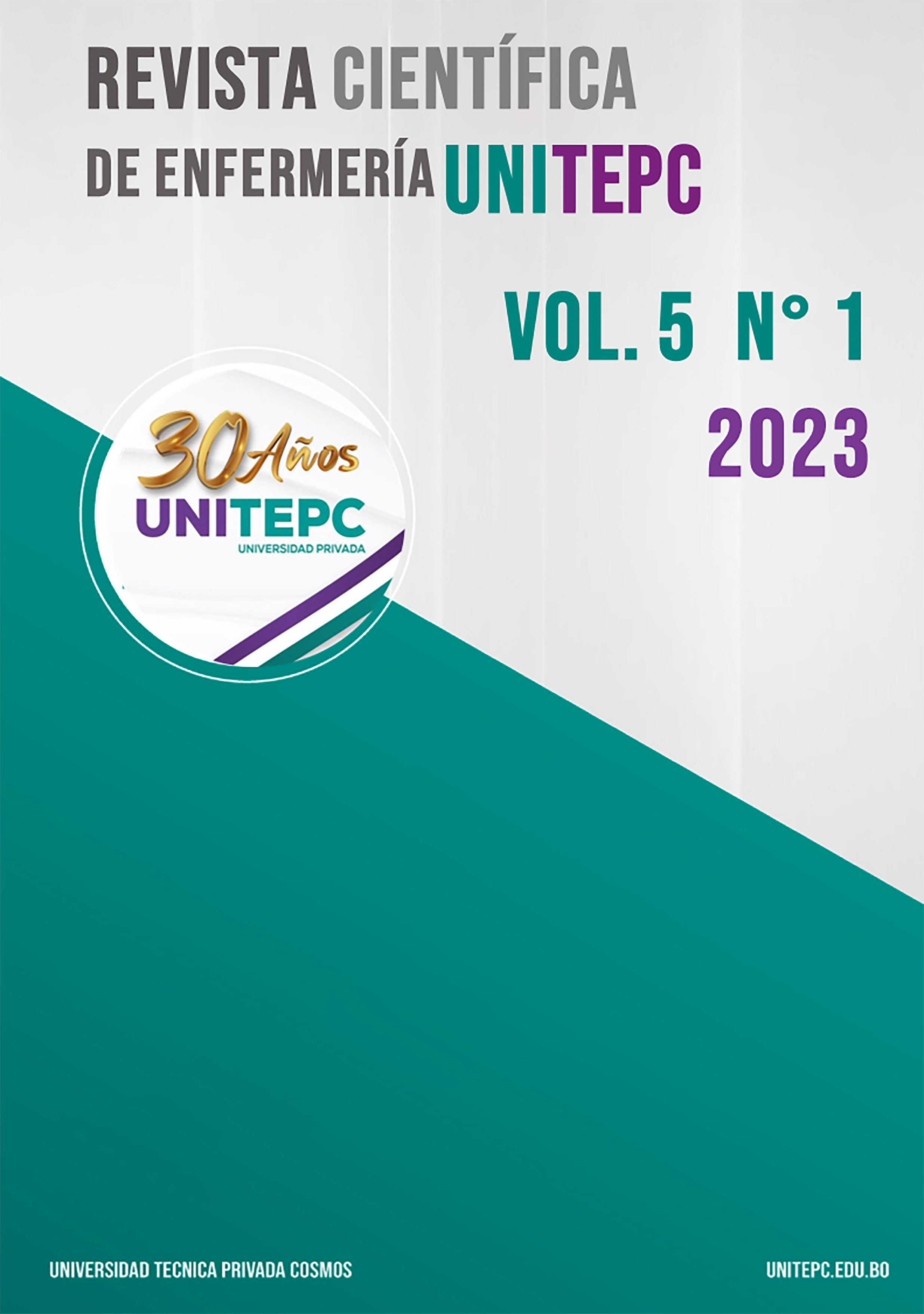 					View Vol. 5 No. 1 (2023):  Revista Científica de Enfermería UNITEPC
				