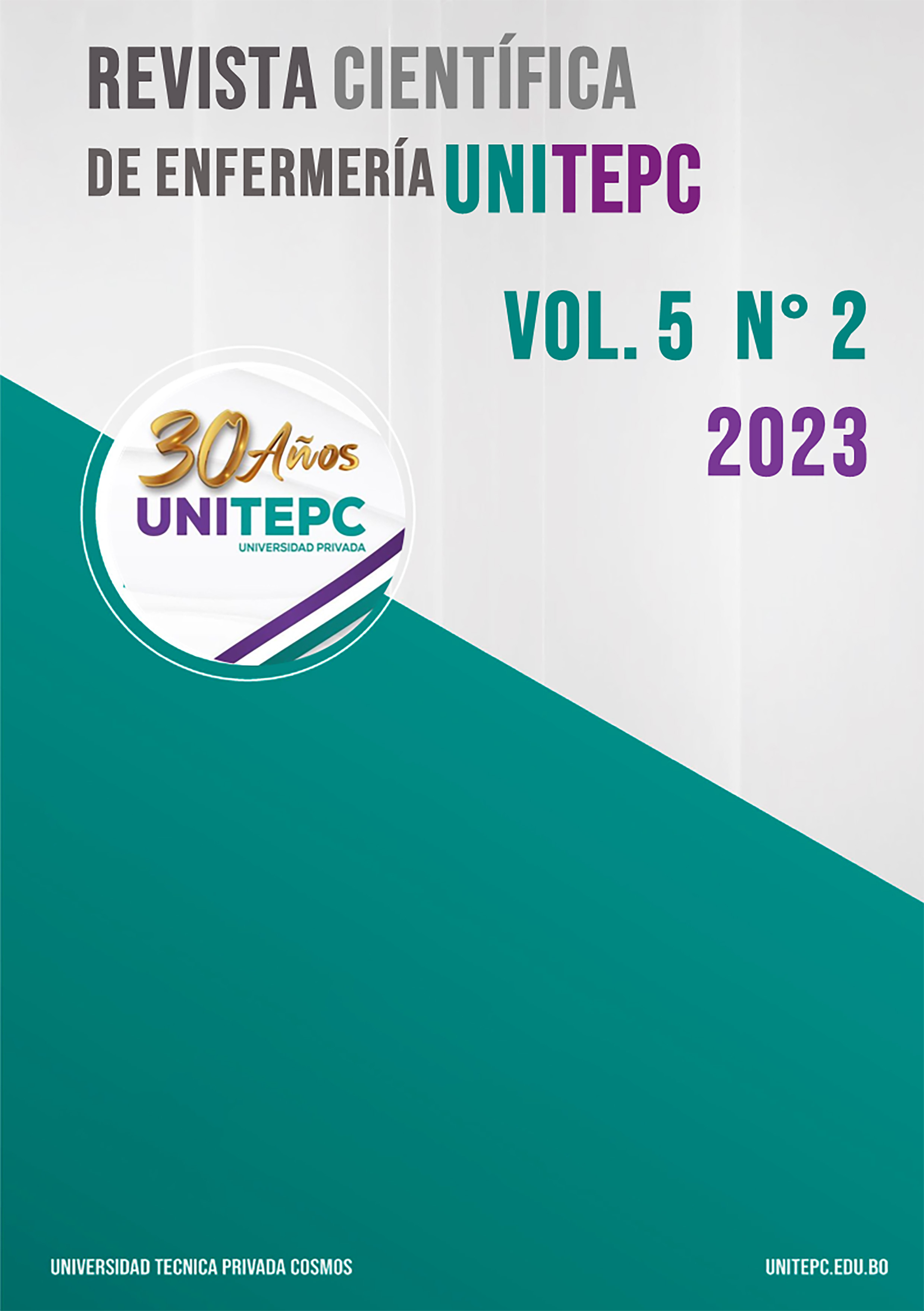 					View Vol. 5 No. 2 (2023): Revista Científica de Enfermería UNITEPC
				